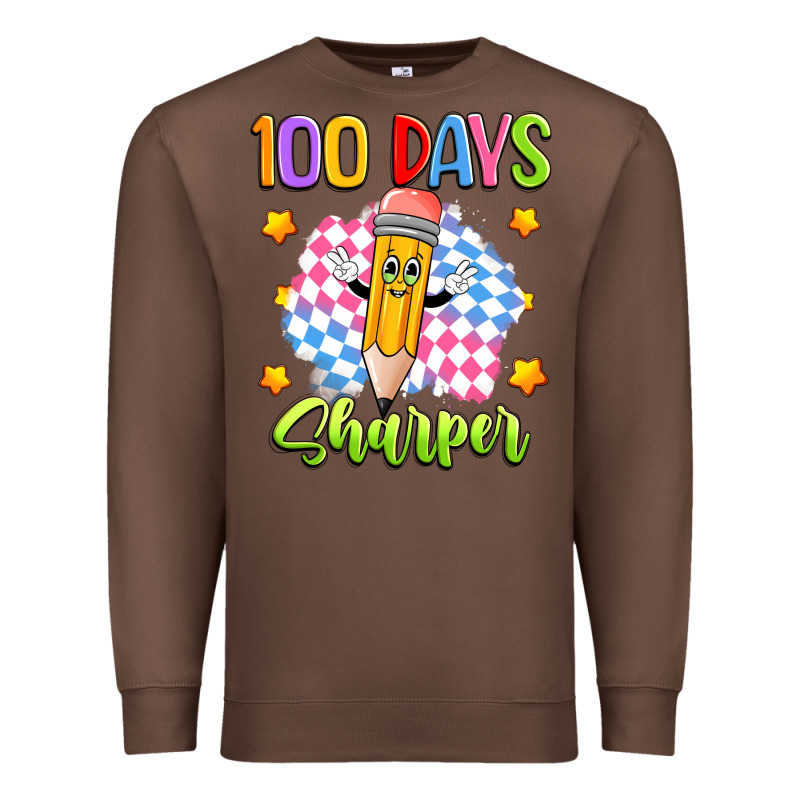 100 Days Sharper Premium Sweatshirt by Artiststas | Teevron