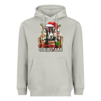 Moon Dust Merry Christmas Alpine Goat Heavyweight Hoodie - LillyAllenDesigns