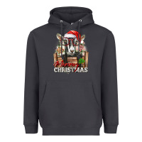 Smoke Merry Christmas Alpine Goat Heavyweight Hoodie - LillyAllenDesigns