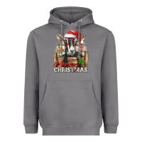 Storm Merry Christmas Alpine Goat Heavyweight Hoodie - LillyAllenDesigns