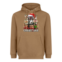 Toasted Coconut Merry Christmas Alpine Goat Heavyweight Hoodie - LillyAllenDesigns