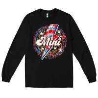 Black Western Mini Patriotic Long Sleeve Tee - LillyAllenDesigns