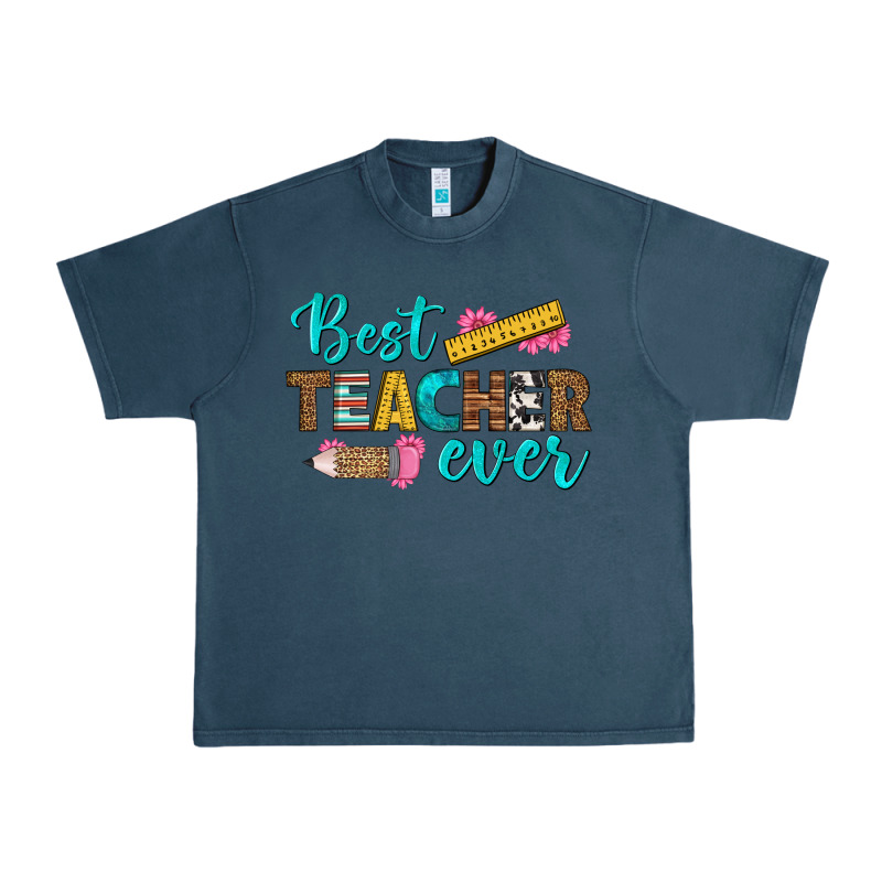 Best Teacher Ever Urban Heavy Tee by BundleAndBundleShop | Teevron