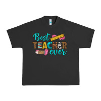 Pigment Black best teacher ever Urban Heavy Tee - BundleAndBundleShop