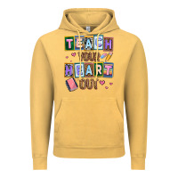 Vintage Mustard teach your heart out Vintage Hoodie - AdoDesignShop