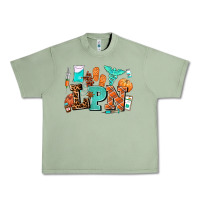 Oil Green lpn fall nurse with Urban Heavy Tee - AdoDesignShop