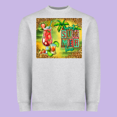 Sweet Summer Time Margarita Heavyweight Sweatshirt Designed By Jasminsmagicworld
