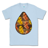Dusty Blue Fall Teardrop Classic Tee - LillyAllenDesigns
