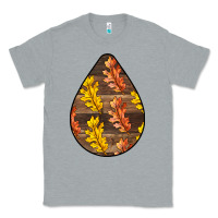 Heather Grey Fall Teardrop Classic Tee - LillyAllenDesigns