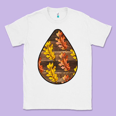 Fall Teardrop Classic Tee Designed By Lillyallendesigns
