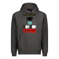 Charcoal Heather Senior 2020 Quarantined Premium Hoodie - Bettercallsaul