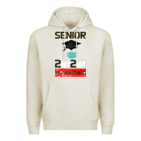 Oatmeal Heather Senior 2020 Quarantined Premium Hoodie - Bettercallsaul