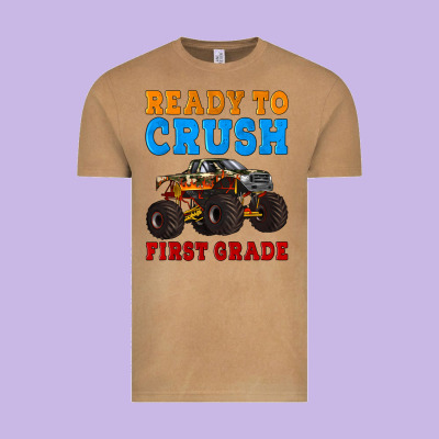 Ready To Crush First Grade Vintage Tee Designed By Artiststas