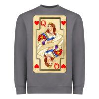 Storm love playing cards queen Heavyweight Sweatshirt - AdoDesignShop