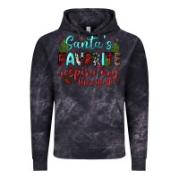 Cloud Black santa s favorite respiratory therapist Vintage Hoodie - JahusDesignShop