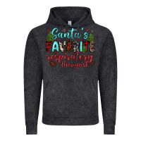 Vintage Black santa s favorite respiratory therapist Vintage Hoodie - JahusDesignShop