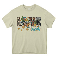 Mossy love texas map sunflower cactus cowhide leopard Heavy Core Tee - Artiststas