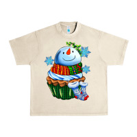 Sandshell snowman cupcake Urban Heavy Tee - AdoDesignShop