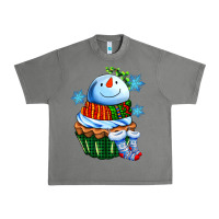 Tornado snowman cupcake Urban Heavy Tee - AdoDesignShop