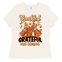 Bone Thankful grateful and Blessed black baby girl Ladies Tee - RanaPortraitStore