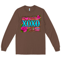Chestnut xoxo valentine's day pink roses and hearts Long Sleeve Tee - Jasminsmagicworld