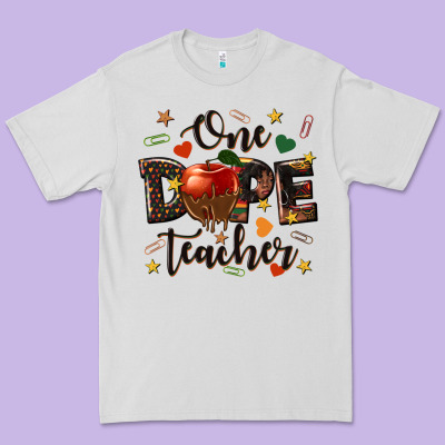 One Dope Teacher Premium Tee Designed By Texasbilliewilder