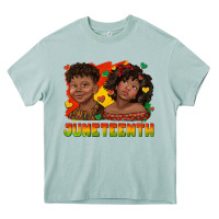Arona juneteenth with afro black kids Heavy Core Tee - texasbilliewilder