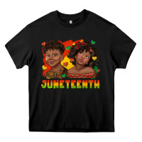 Black juneteenth with afro black kids Heavy Core Tee - texasbilliewilder