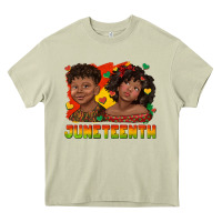 Mossy juneteenth with afro black kids Heavy Core Tee - texasbilliewilder