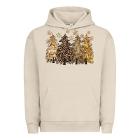 Pigment French Oak merry christmas leopard trees Urban Hoodie - CowGirlArtShop