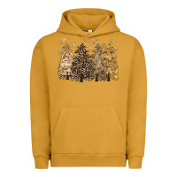 Pigment Peanut Butter merry christmas leopard trees Urban Hoodie - CowGirlArtShop