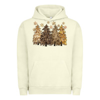Pigment Pistachio merry christmas leopard trees Urban Hoodie - CowGirlArtShop