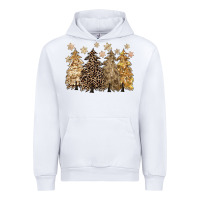 White merry christmas leopard trees Urban Hoodie - CowGirlArtShop