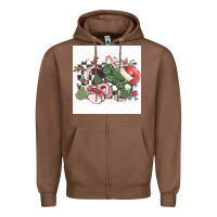 Chestnut small business filigran kopya Zipper Hoodie - MaliasSmallBusiness