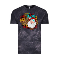 Cloud Black santa texas map Vintage Tee - JahusDesignShop