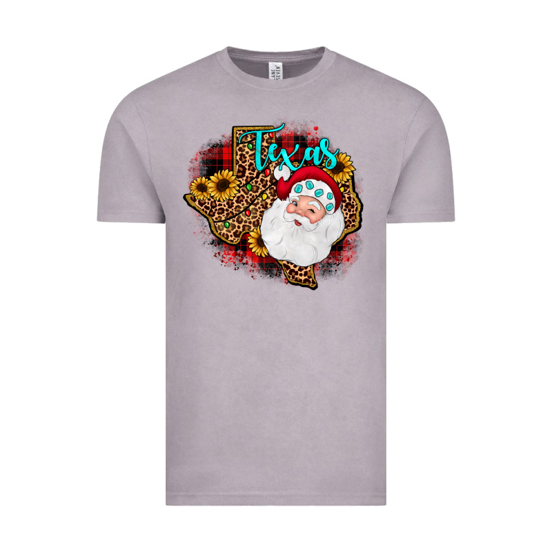 Santa Texas Map Vintage Tee by JahusDesignShop | Teevron
