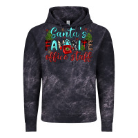 Cloud Black santa s favorite office staff Vintage Hoodie - JahusDesignShop