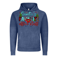 Vintage Denim santa s favorite office staff Vintage Hoodie - JahusDesignShop