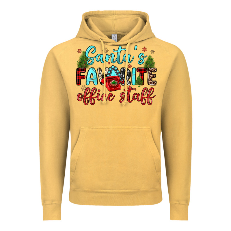 Santa S Favorite Office Staff Vintage Hoodie by JahusDesignShop | Teevron