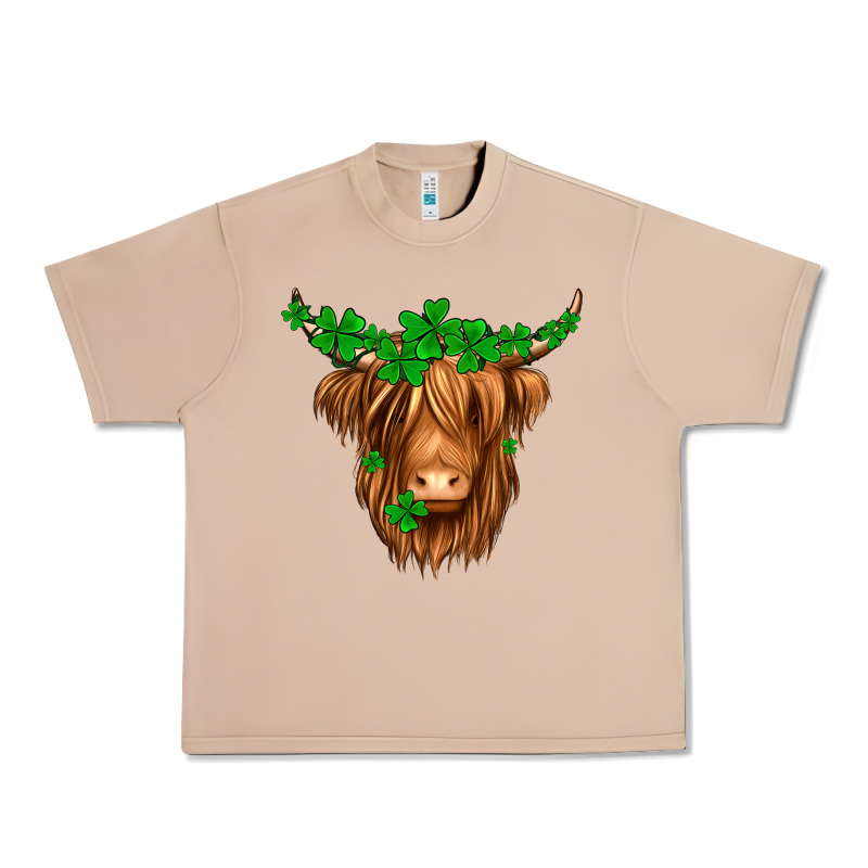 St. Patrick’s Day Long Hair Shaggy Cow Urban Heavy Tee by Jasminsmagicworld | Teevron