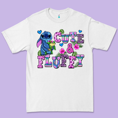 Cute And Fluffy Stitch Premium Tee Designed By Adodesignshop