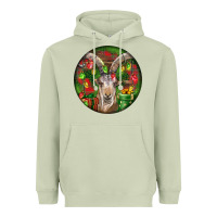 Matcha Spanish Goat Christmas Ornament Heavyweight Hoodie - LillyAllenDesigns