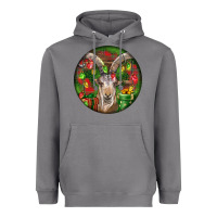 Storm Spanish Goat Christmas Ornament Heavyweight Hoodie - LillyAllenDesigns