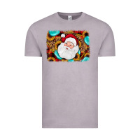 Santa Background Vintage Tee | Teevron