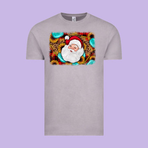 Santa Background Vintage Tee Designed By Jahusdesignshop
