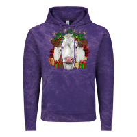 Cloud Purple christmas simmental Vintage Hoodie - JahusDesignShop