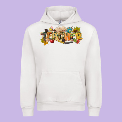 Fall Teacher Urban Hoodie Designed By Cowgirlartshop