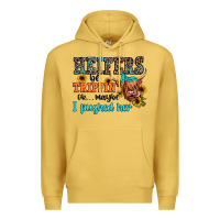 Antique Gold heifers be trippin ok maybe i pushed her Premium Hoodie - JahusDesignShop