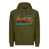 Army Green heifers be trippin ok maybe i pushed her Premium Hoodie - JahusDesignShop