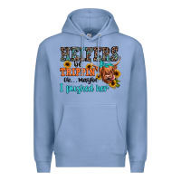 Colony Blue heifers be trippin ok maybe i pushed her Premium Hoodie - JahusDesignShop